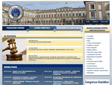 Tablet Screenshot of ordineavvocatimonza.com